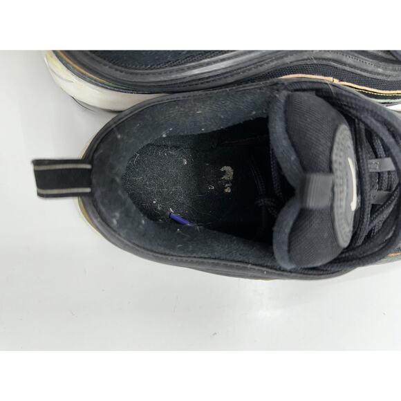 Nike Air Max 97 Shoes Womens Size 10 Black Multi Color Stitching CK0738-001 - Picture 6 of 11